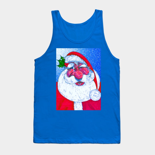 Santa Claus (St. Nick) Tank Top by DMcK Designs